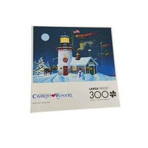 Take Out Window 300 Piece Jigsaw Puzzle Charles Wysocki by Buffalo Games Sealed